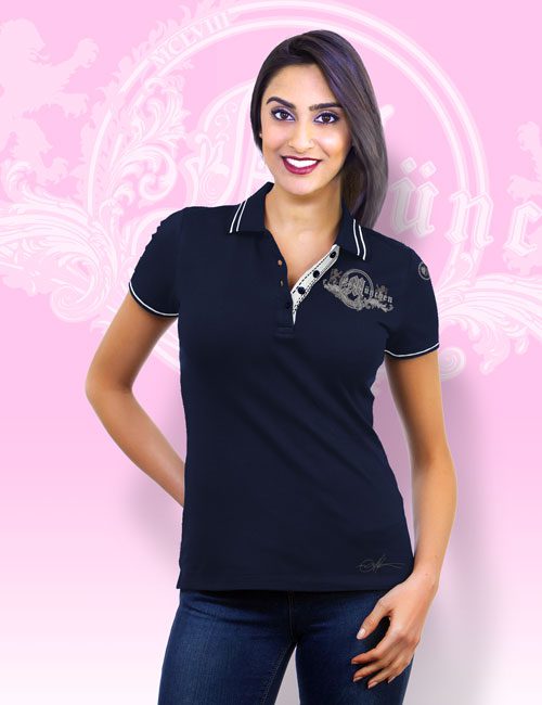 Damen Poloshirt Hochwertiges, feinmaschiges Damen Piqué Poloshirt